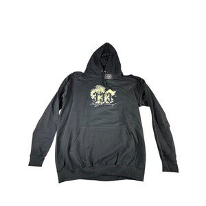 NEW Just Hoods 333 Hoodie Black Sz XL Solidified Clothing  Skater Punk NWT